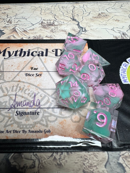 Fae - Standard Set - Fine Art Dice