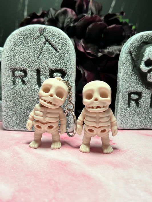 Minipet - Cute Skeleton  - Keychain Available