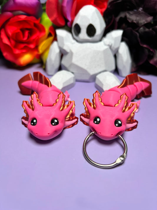 Minipet - Baby Axolotl - Keychain Available