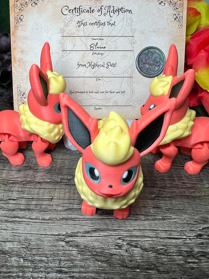 Blaine - The Flareon - Mythical Pets