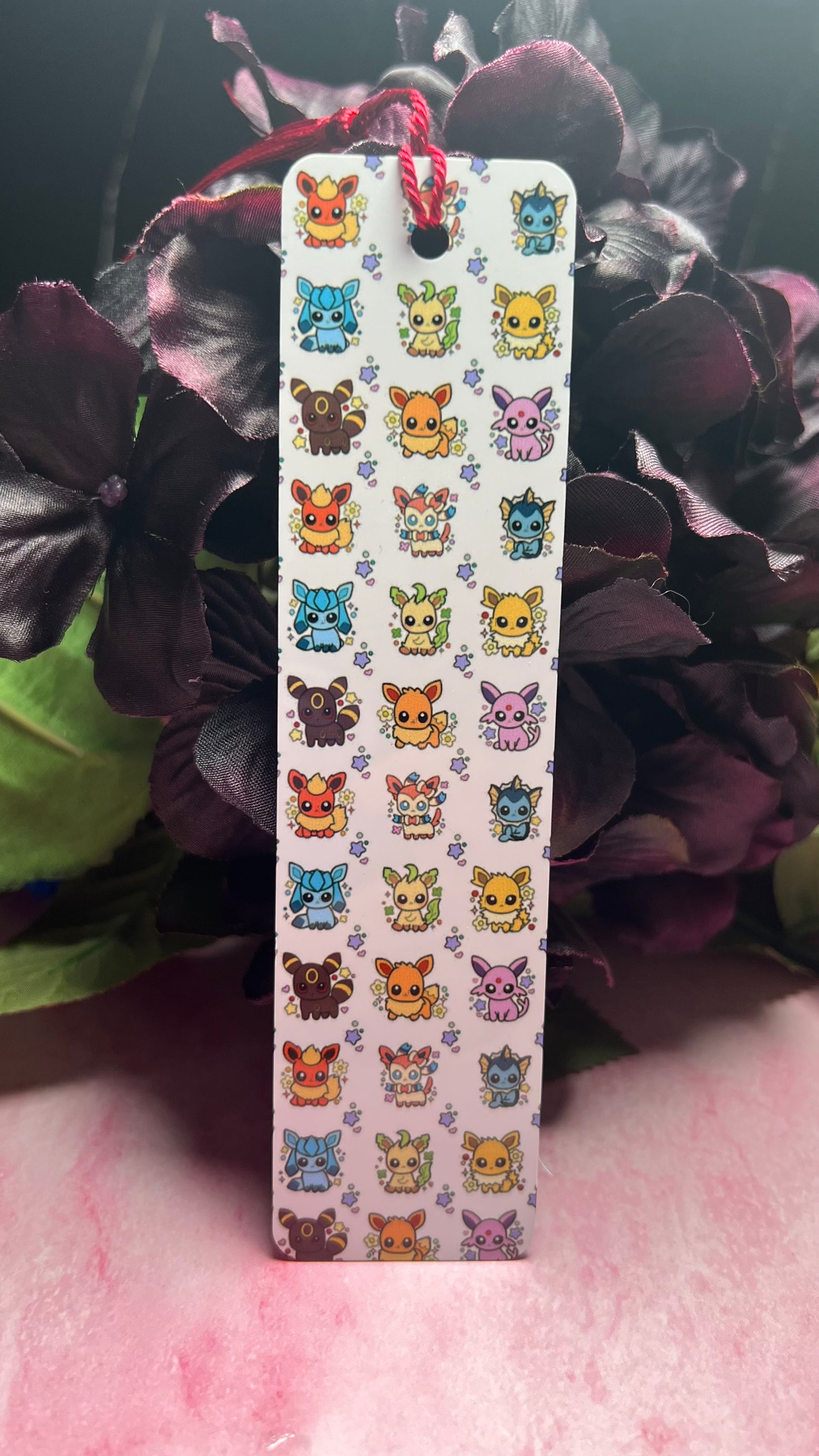 Chibi Eeveelutions Metal Bookmark - Sublimated