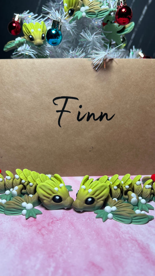 Finn - The Mistletoe Dragon - Mythical Pets