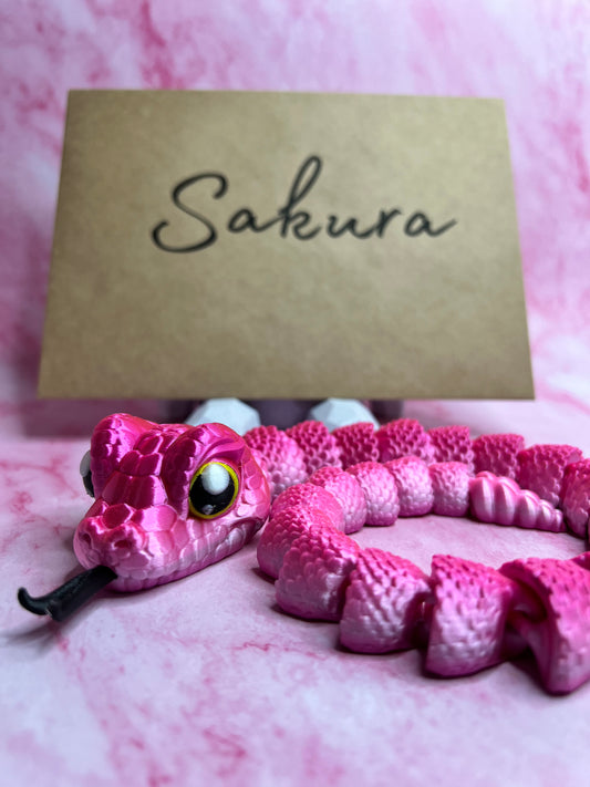 Sakura - The Pink Rattlesnake - Mythical Pets