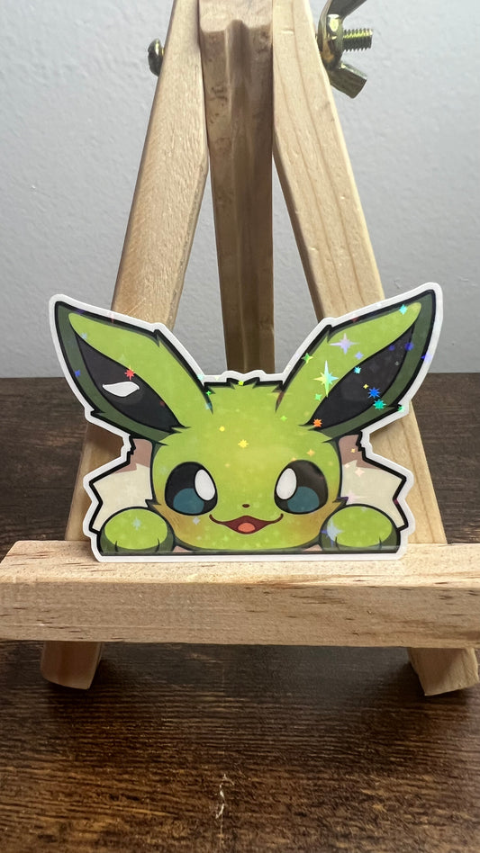 Peeker Shiny Jolteon - Die Cut Sticker