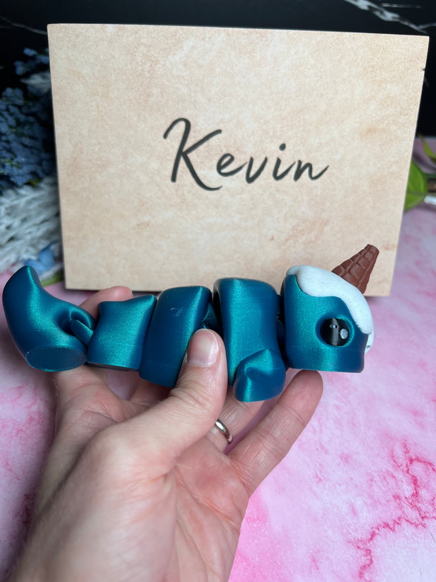 Kevin - Ice-Cream Narwhal - Mythical Pets