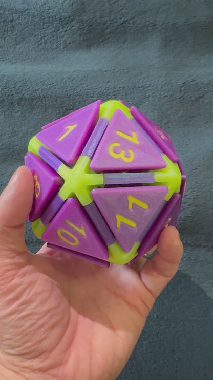 Fidget Clicker - Dice - D20 and D12