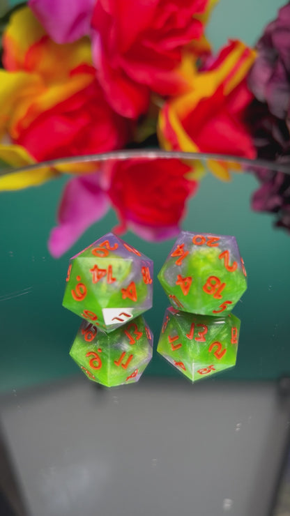 Standard D20 Advantage Pair - 20mm Standard Dice - Spooky