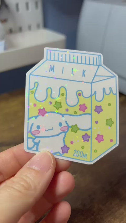 Cinnamaroll Milk Carton Sticker - Die Cut