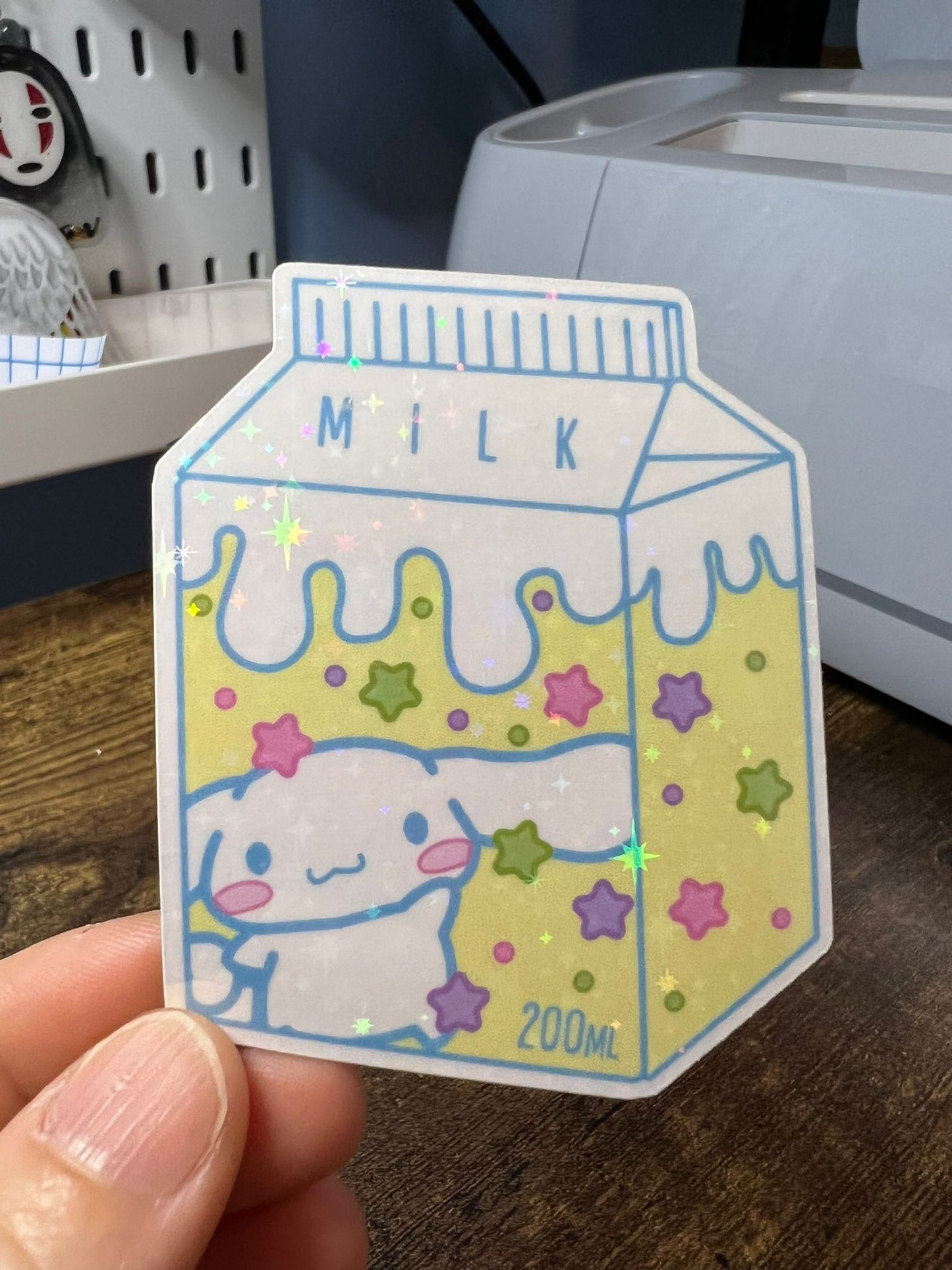 Cinnamaroll Milk Carton Sticker - Die Cut