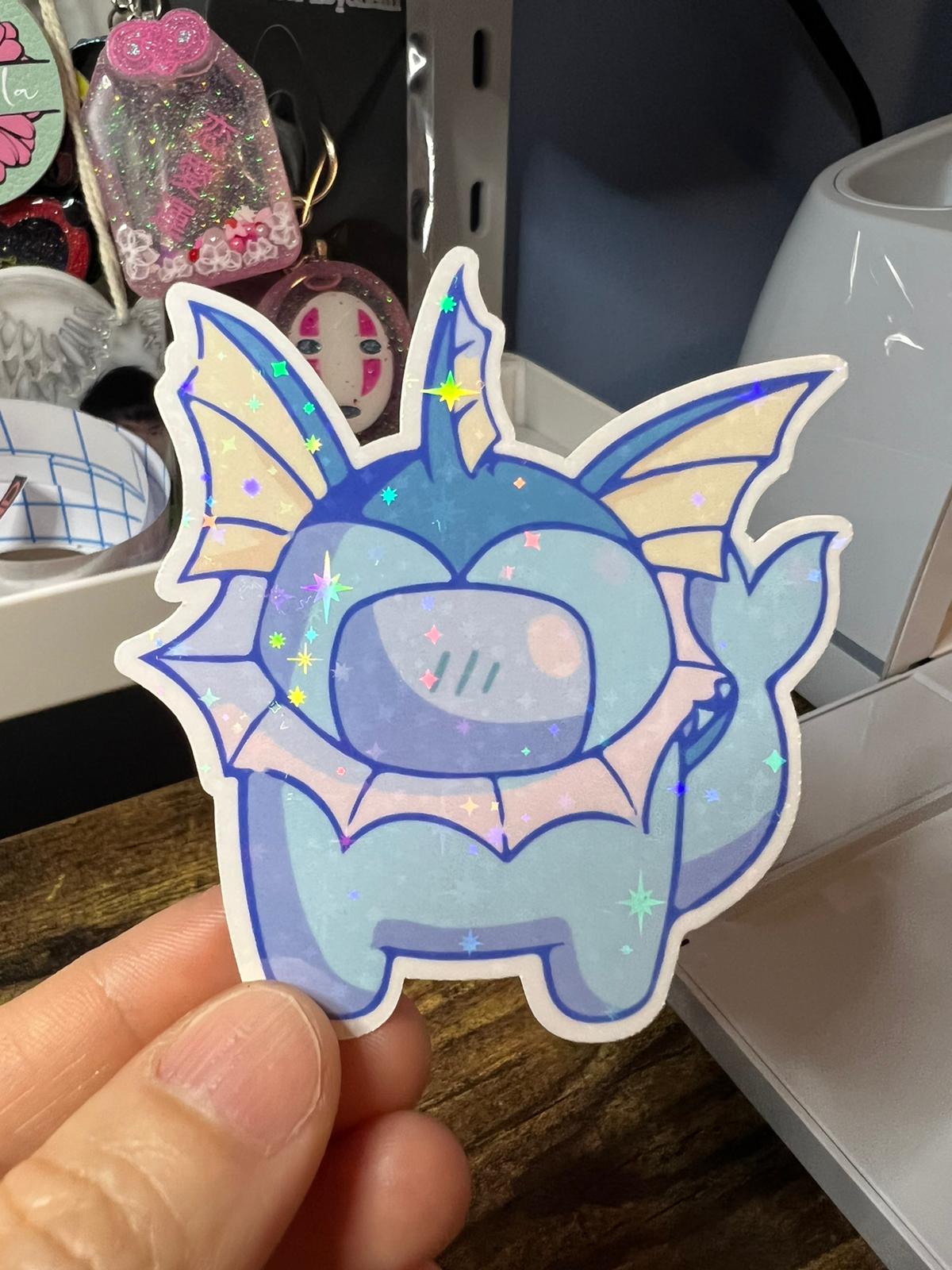 Vaporeon Pokemongus Sticker - Die Cut