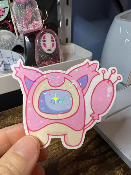 Skitty Pokemongus Sticker - Die Cut