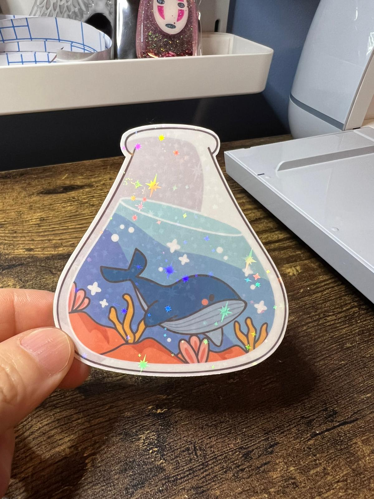 Whale Bottle Aquariums - Die Cut