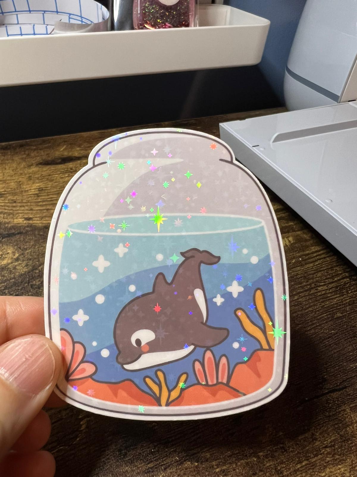 Whale Bottle Aquariums - Die Cut