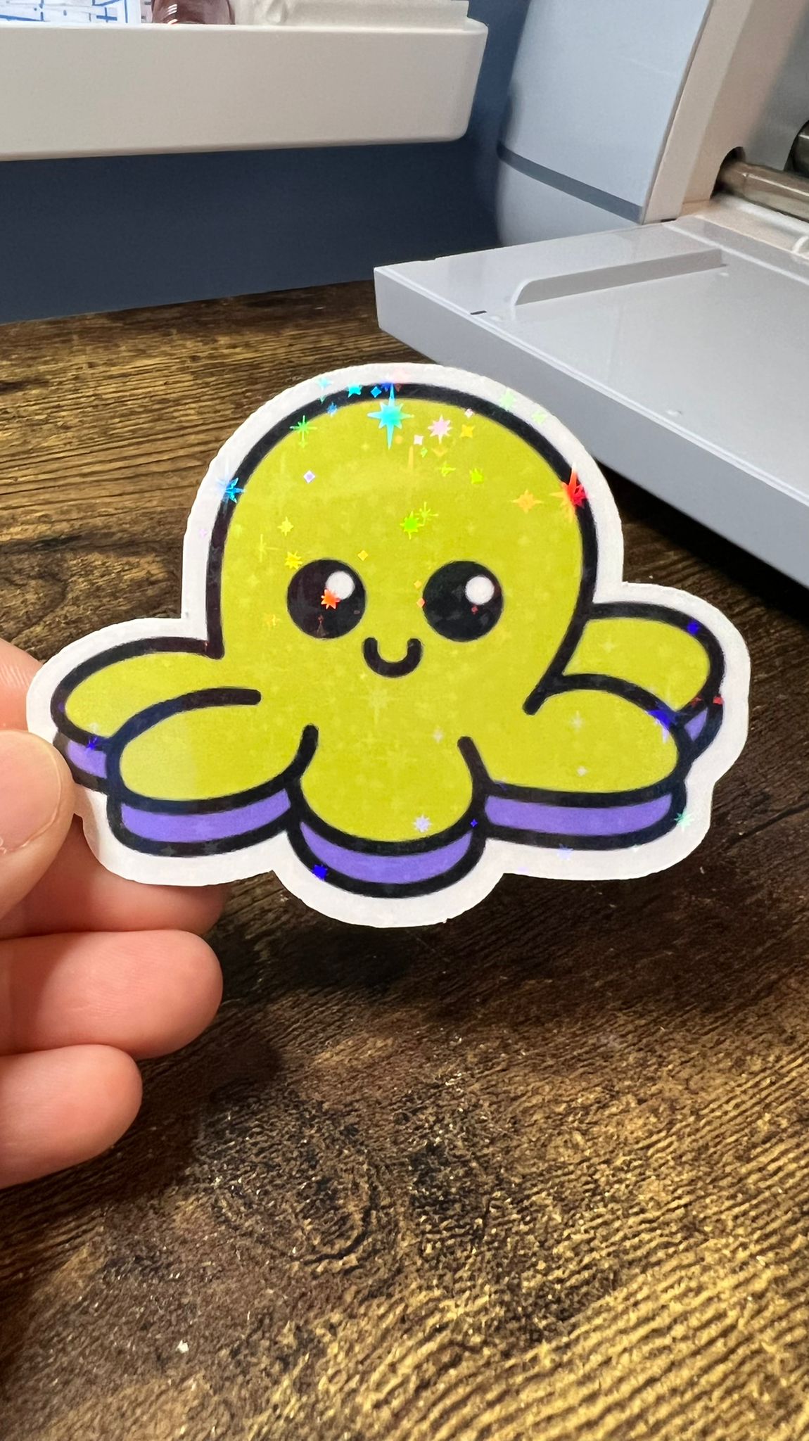 Mood Octopus Sticker - Die Cut