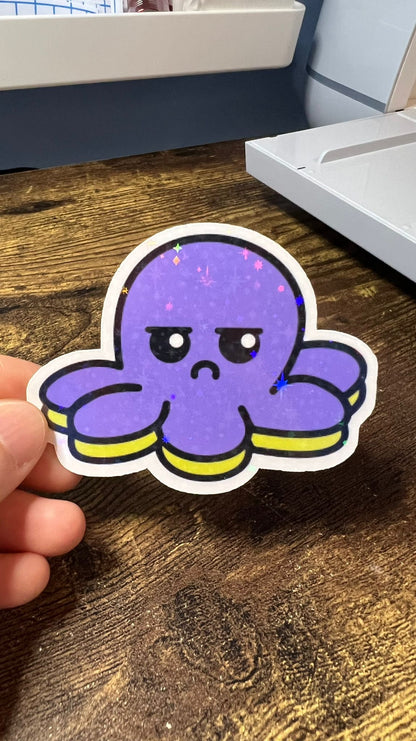 Mood Octopus Sticker - Die Cut