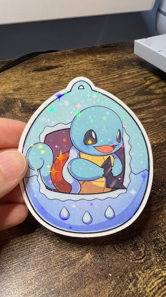 Squirtle Tamagotchi Sticker - Die Cut