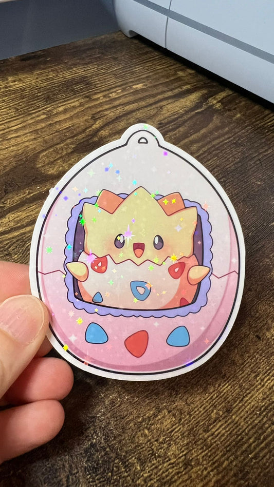 Togepi Tamagotchi Sticker - Die Cut