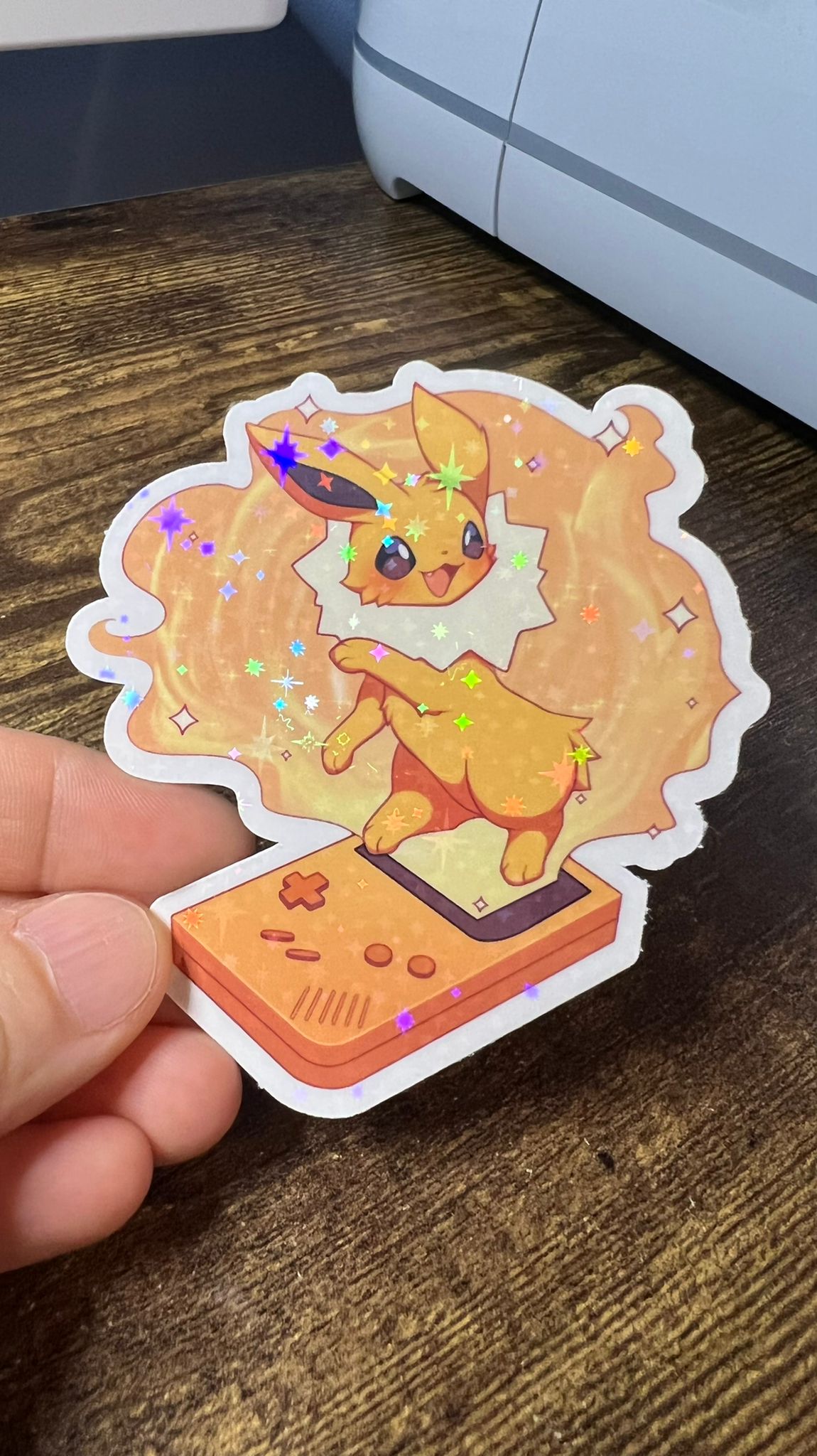 Jolteon Gameboy Sticker - Die Cut