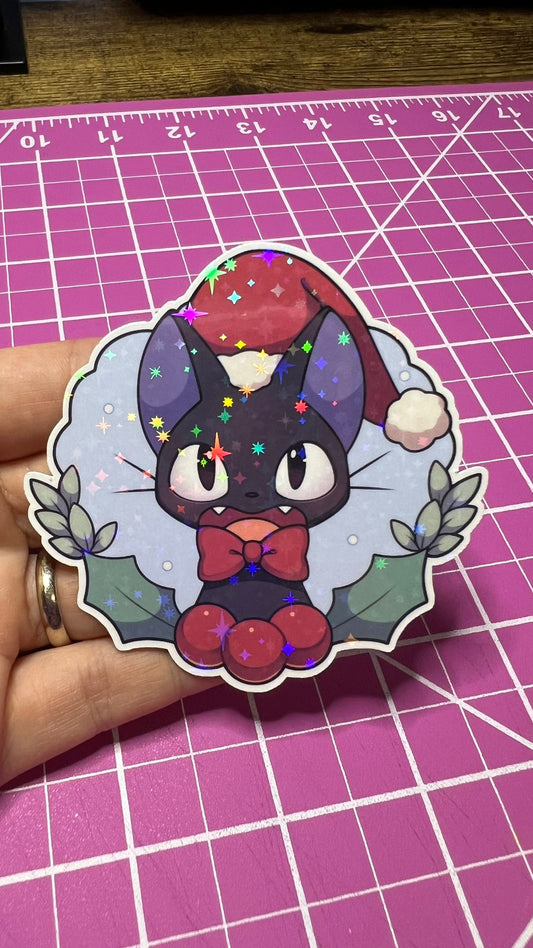 Christmas Jiji Sticker - Die Cut