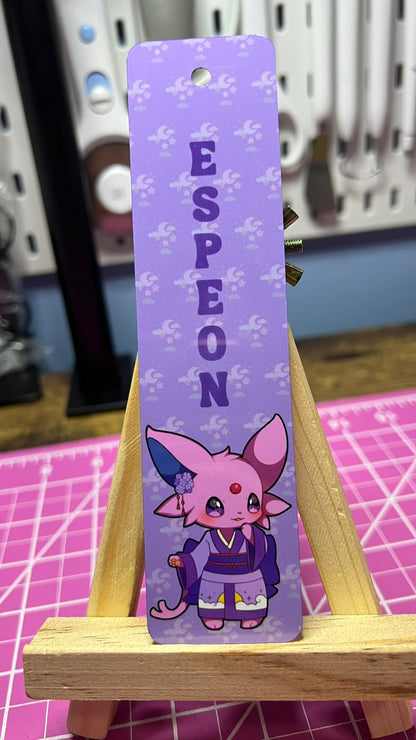 Personalized Kimono Eeveelution Set Sublimated Bookmarks - Metal Bookmarks