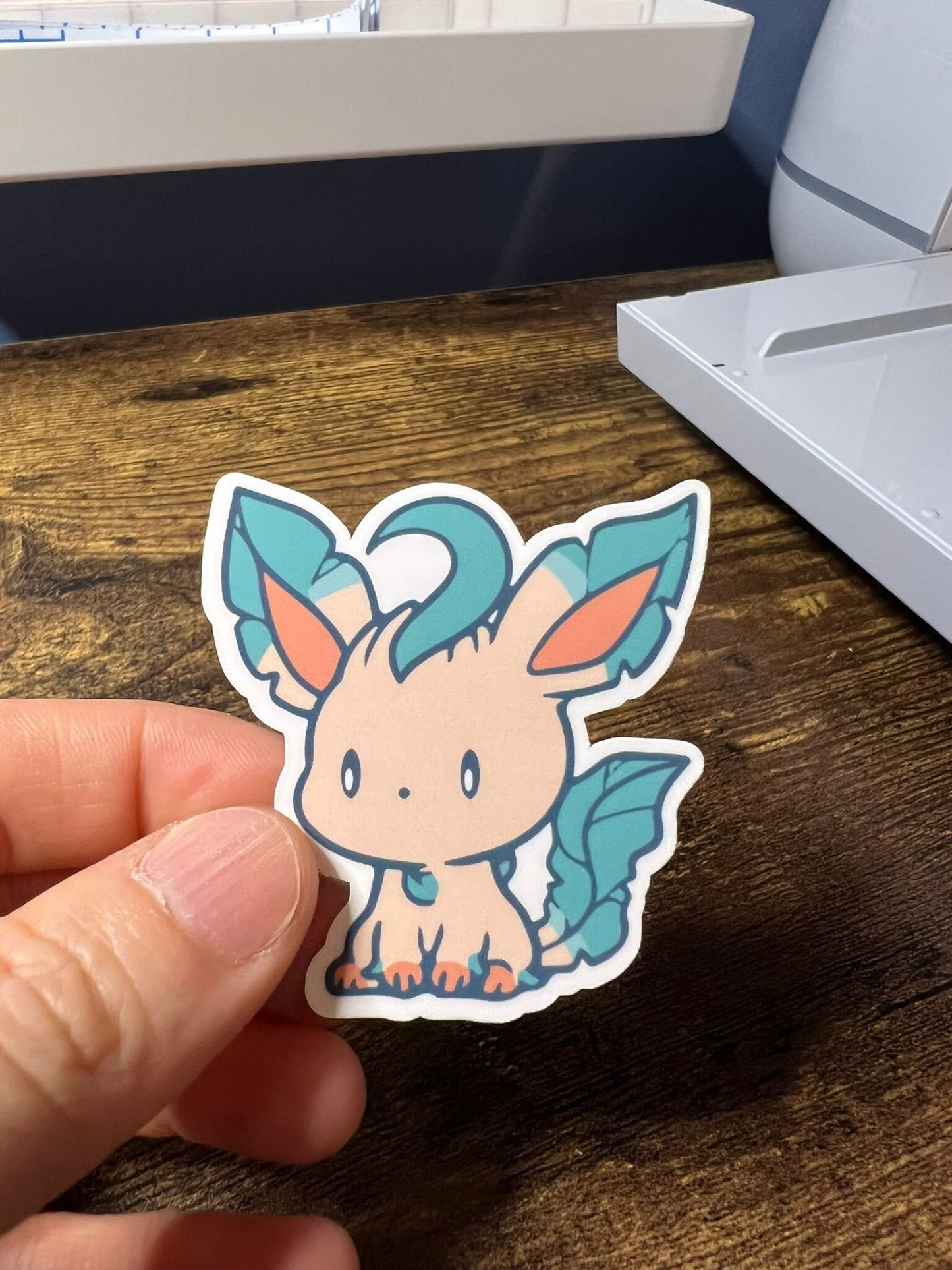 Full Set Cute Eeveelution Sticker Pack - All Evolutions - Leafeon, Flareon, Umbreon, Espeon, Sylveon, Jolteon, Glaceon, Vaporeon, Eevee