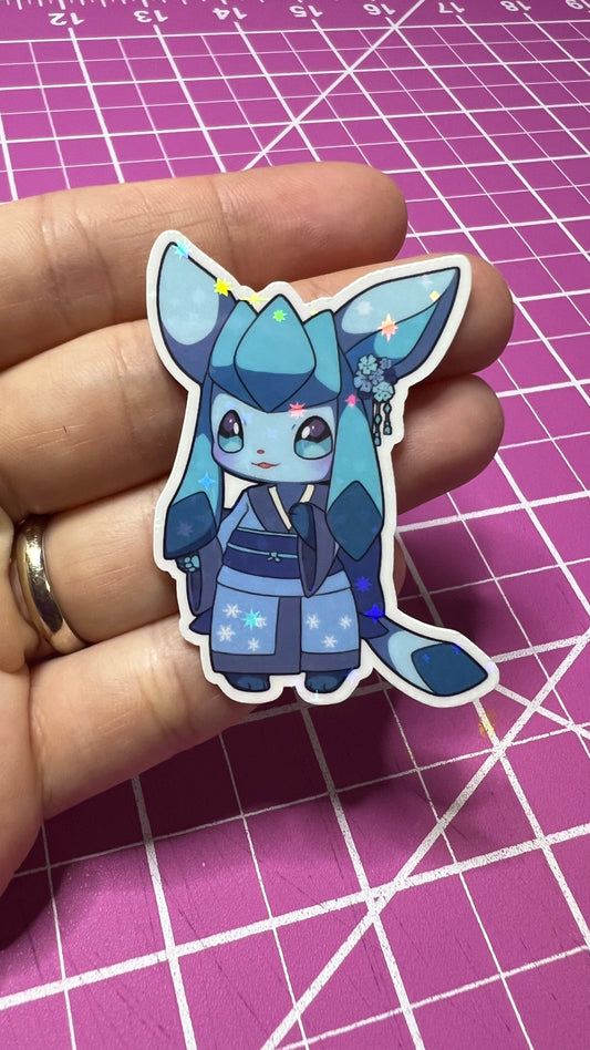 Kimono Glaceon - Die Cut Sticker