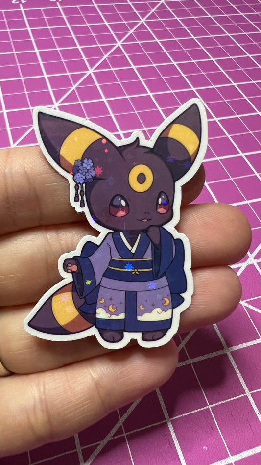 Kimono Umbreon - Die Cut Sticker