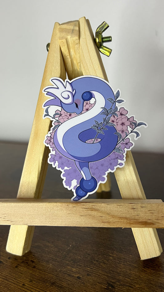 Elegant Dragonair - Die Cut Sticker