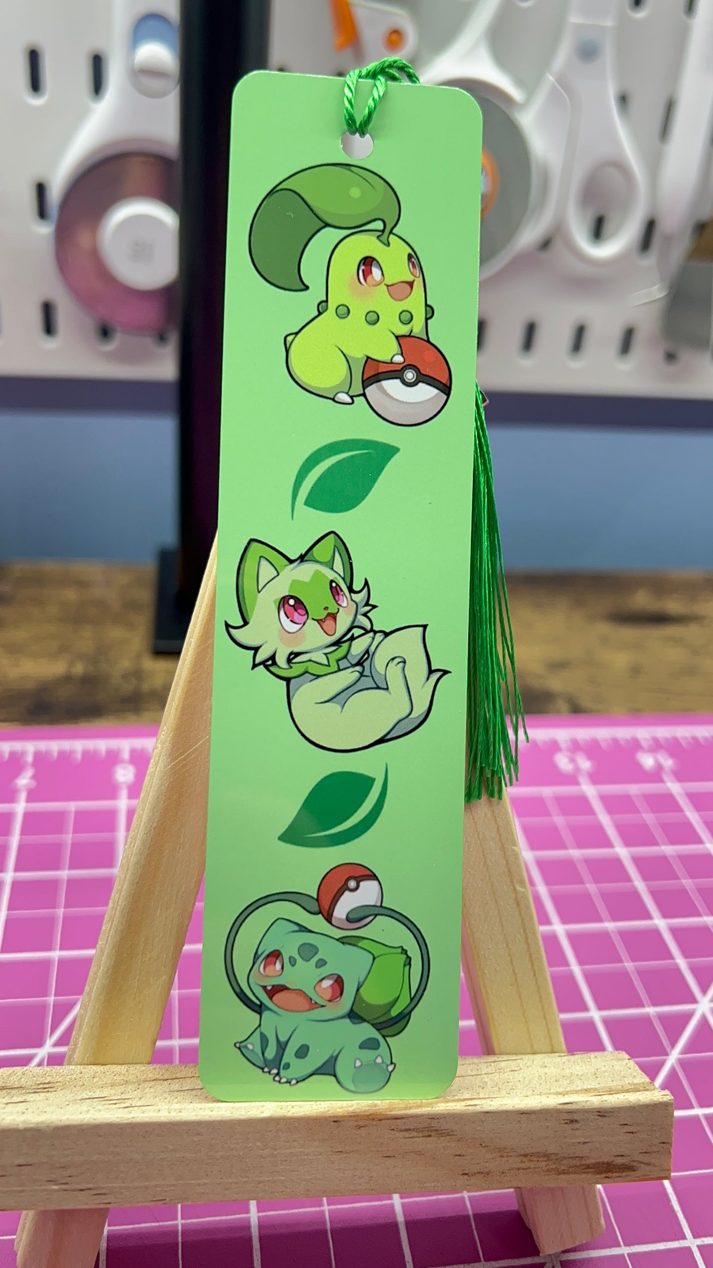 Grass Type Metal Bookmark - Sublimated