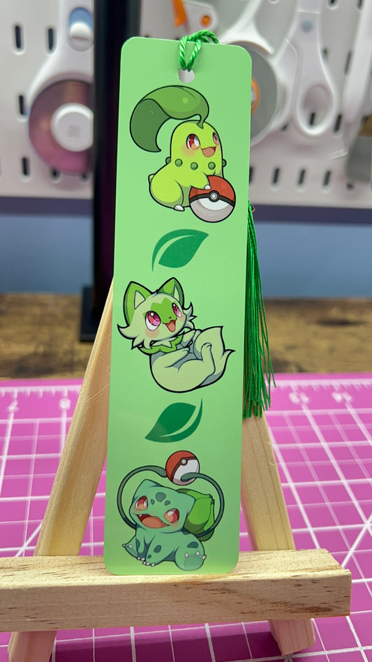 Grass Type Metal Bookmark - Sublimated