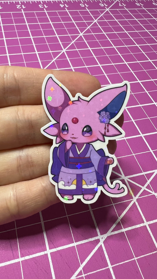 Kimono Espeon - Die Cut Sticker