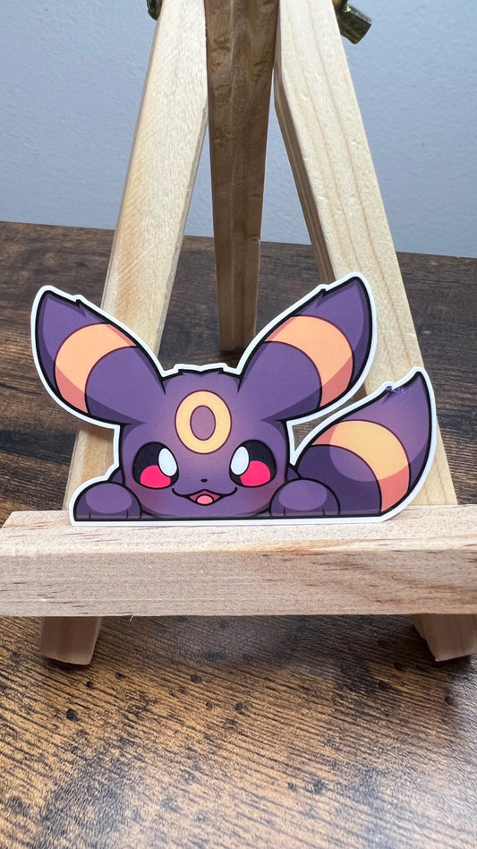 Peeker Umbreon - Die Cut Sticker