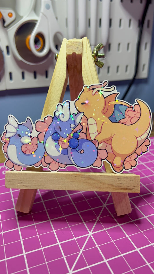 Dratini Evolutions Sticker - Banner - Die Cut